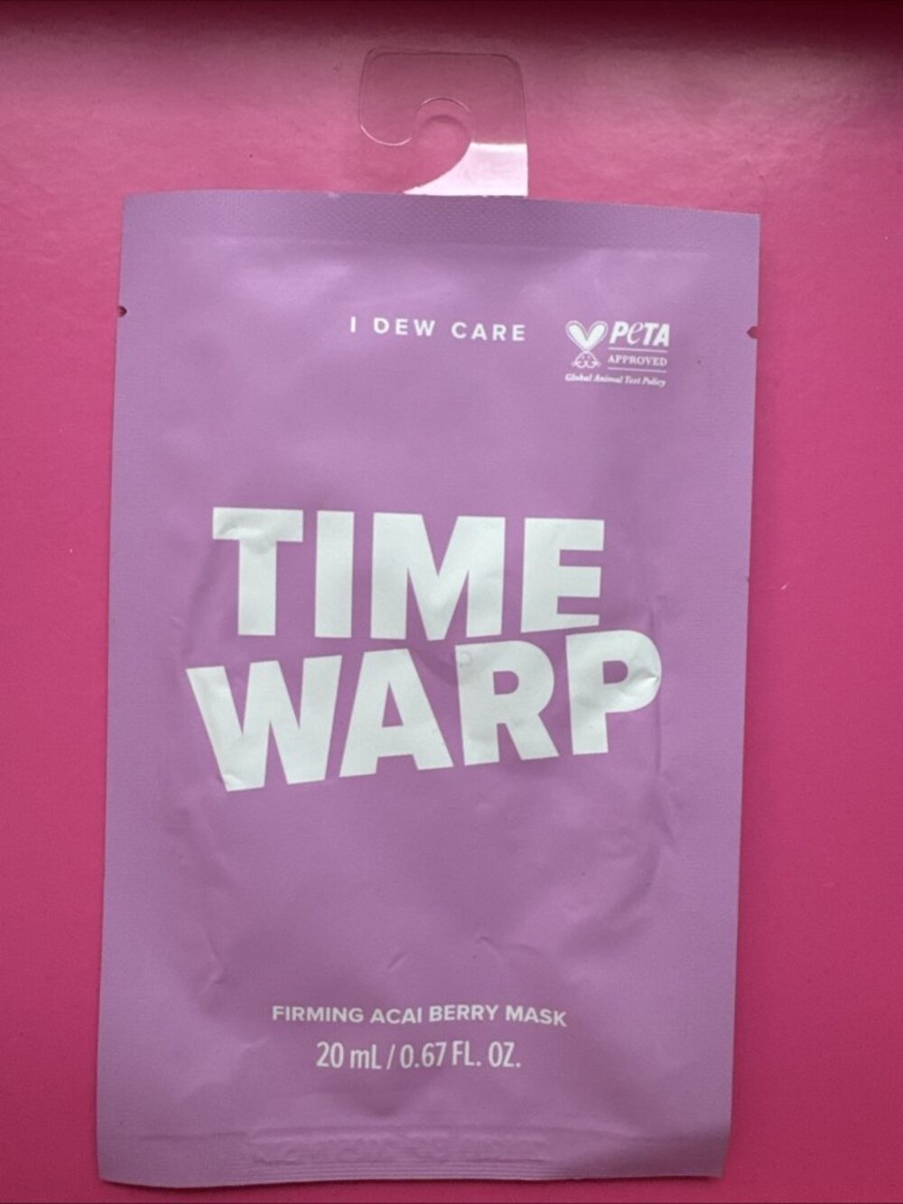 I Dew Care Time Warp Firming Açaí Berry Face Mask Korean Skincare NEW